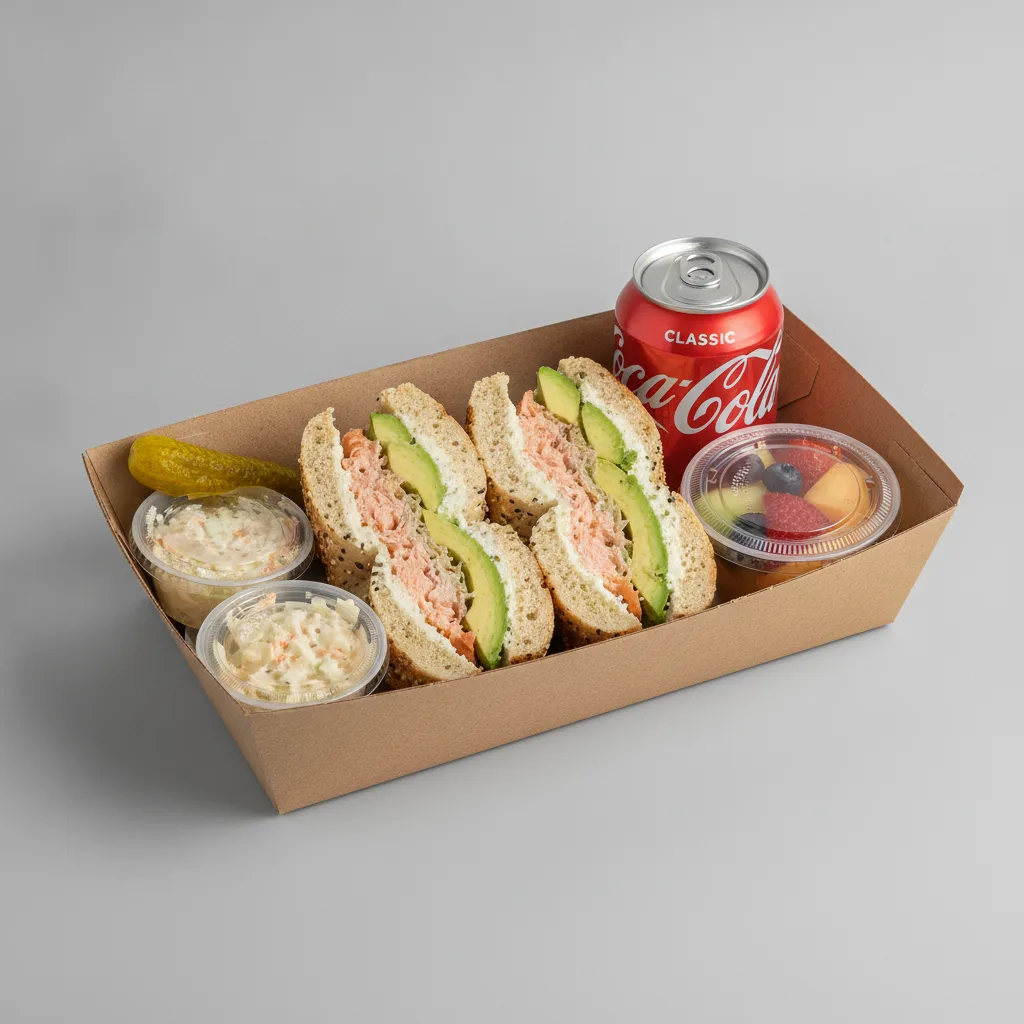 Gluten Free Boxed Lunch — The Flatiron / Regular Soda Gluten Free Boxed Lunch — The Flatiron / Regular Soda