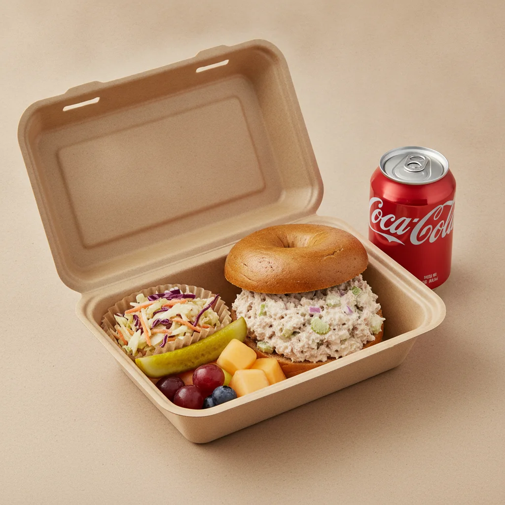 Gluten Free Boxed Lunch — Tuna Salad / Regular Soda Gluten Free Boxed Lunch — Tuna Salad / Regular Soda