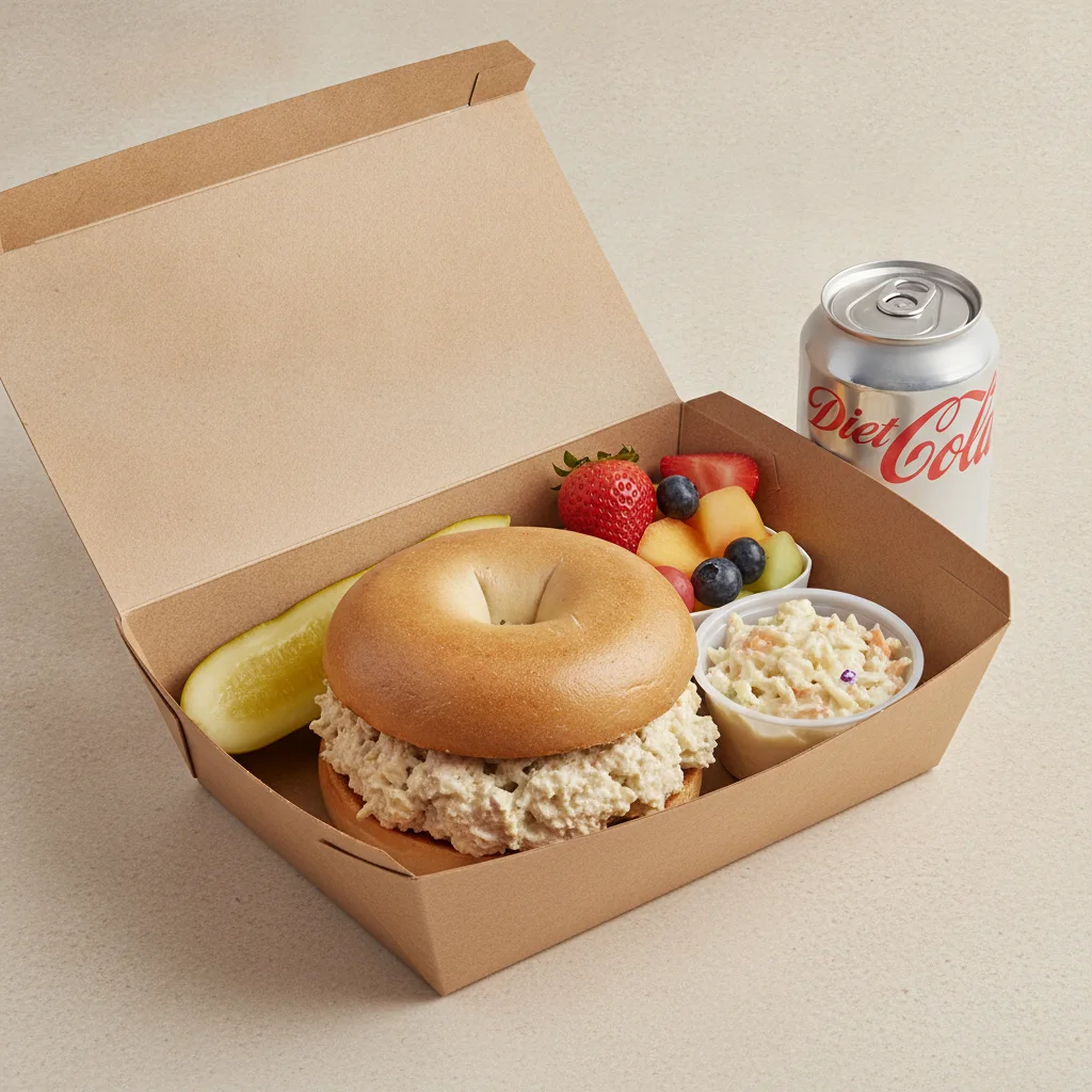 Gluten Free Boxed Lunch — Chicken Salad / Diet Soda Gluten Free Boxed Lunch — Chicken Salad / Diet Soda