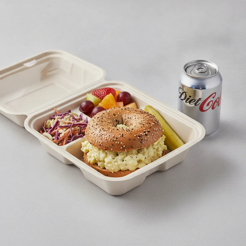 Gluten Free Boxed Lunch — Egg Salad / Diet Soda Gluten Free Boxed Lunch — Egg Salad / Diet Soda