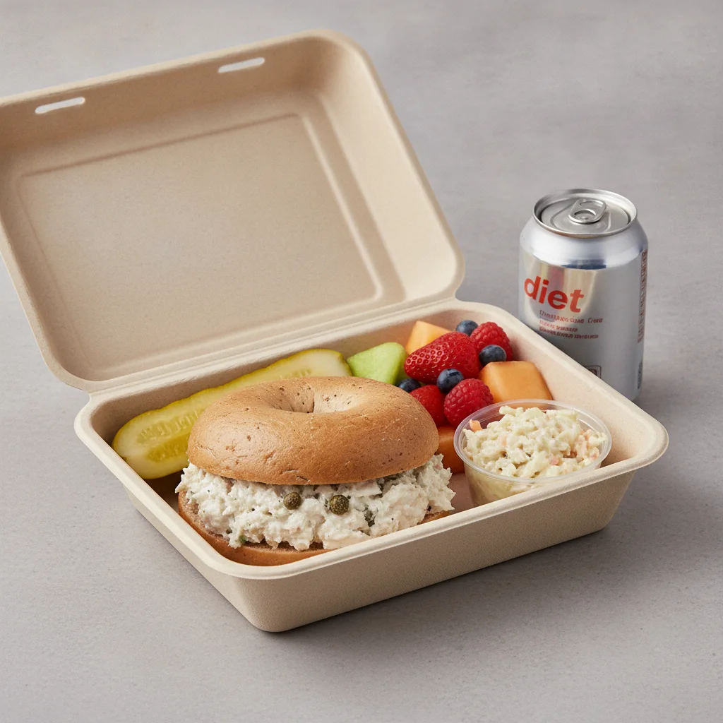 Gluten Free Boxed Lunch — Zucker's Classic Whitefish Salad / Diet Soda Gluten Free Boxed Lunch — Zucker's Classic Whitefish Salad / Diet Soda