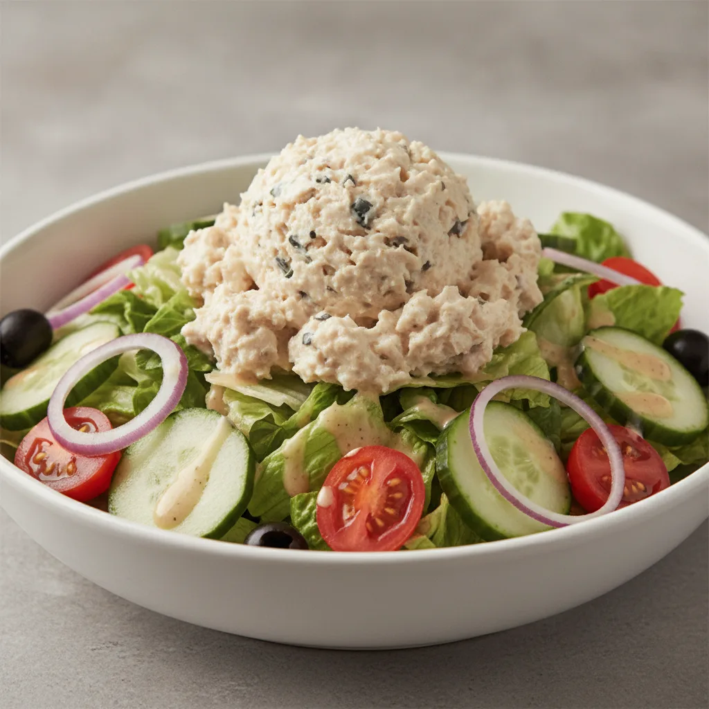 Garden Salad - Caesar With Chicken Salad Garden Salad - Caesar With Chicken Salad