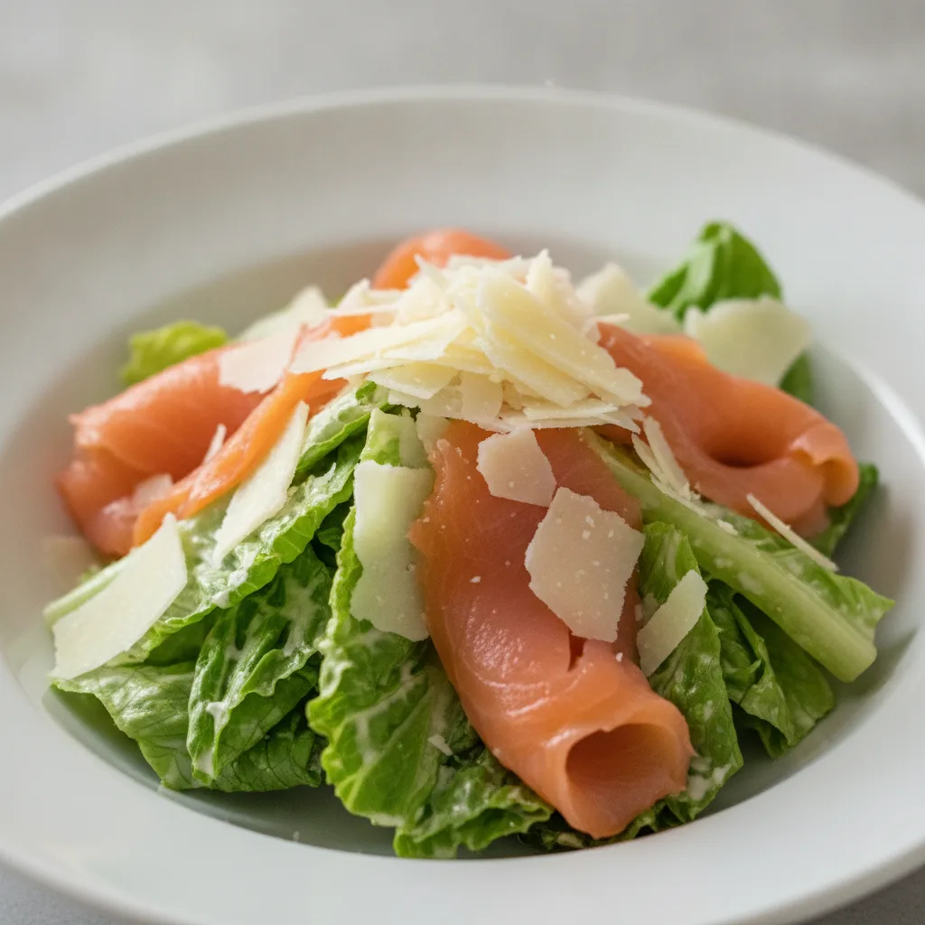 Caesar Salad With Smoked Salmon Caesar Salad With Smoked Salmon