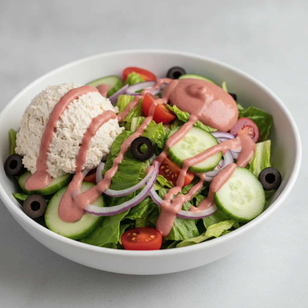 Garden Salad - Russian With Tuna Salad Garden Salad - Russian With Tuna Salad
