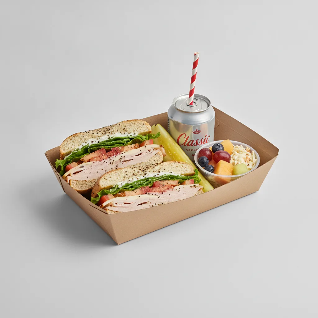 Gluten Free Boxed Lunch — The Tribeca / Regular Soda