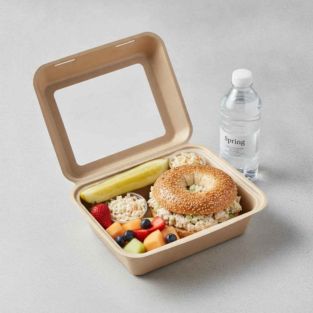 Gluten Free Boxed Lunch — Chicken Salad / Bottled Water