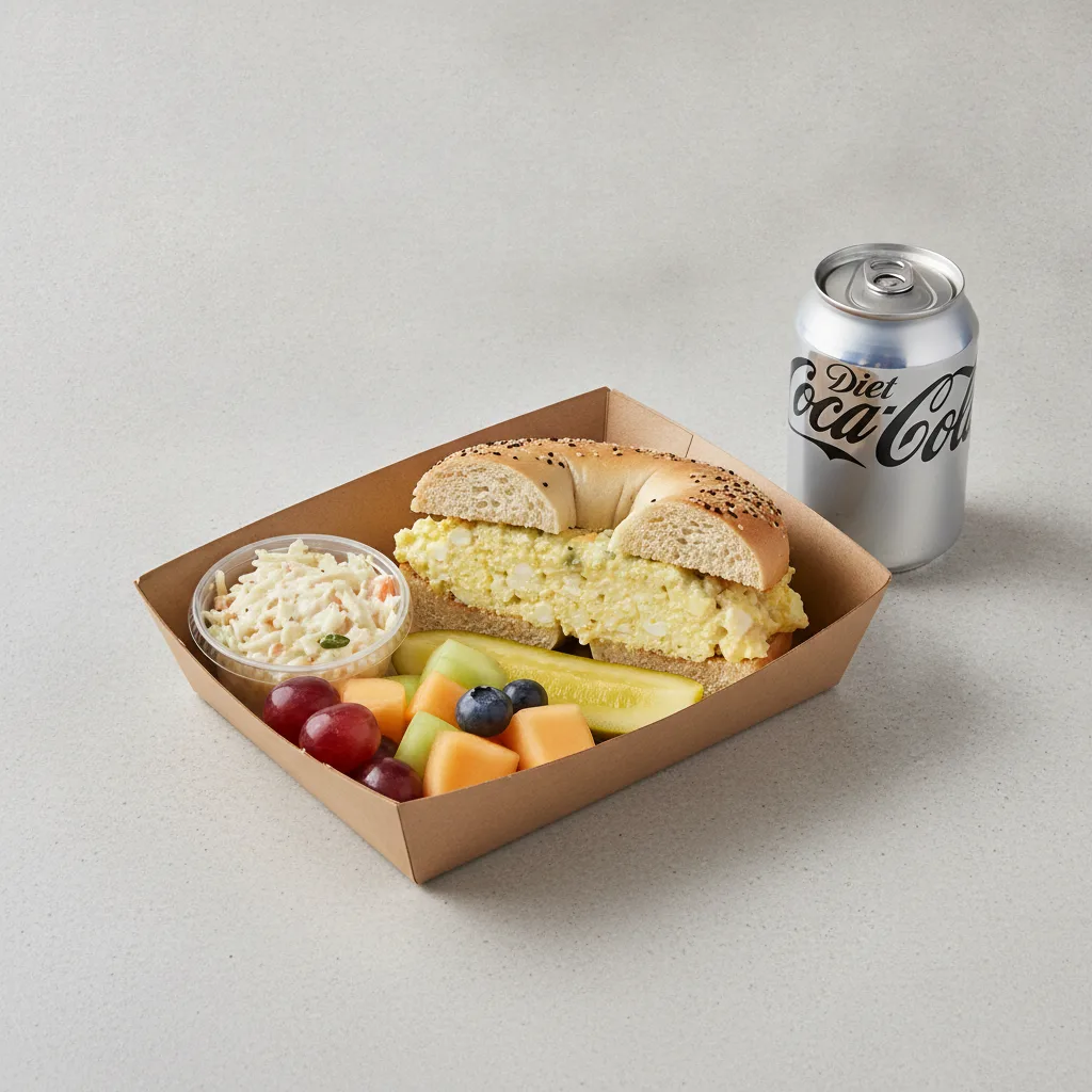 Gluten Free Boxed Lunch — Egg Salad / Diet Soda