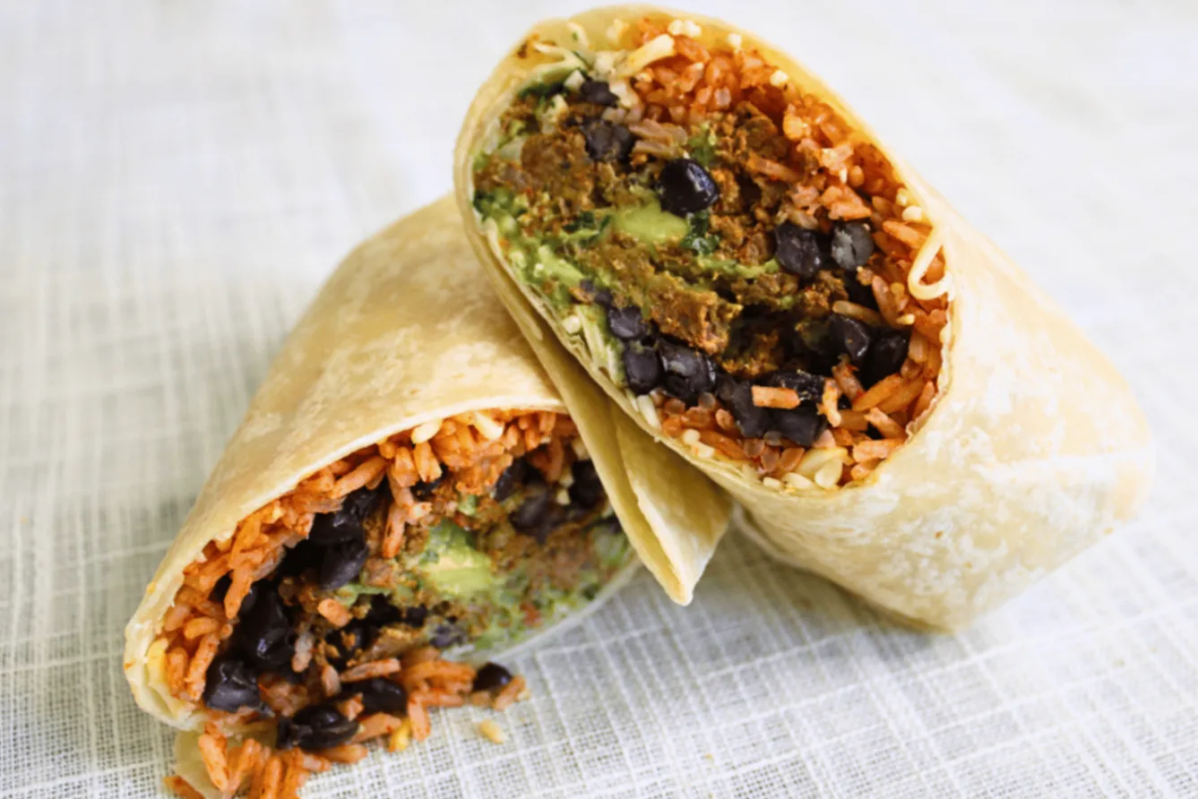 Chorizo and Black Bean Burrito