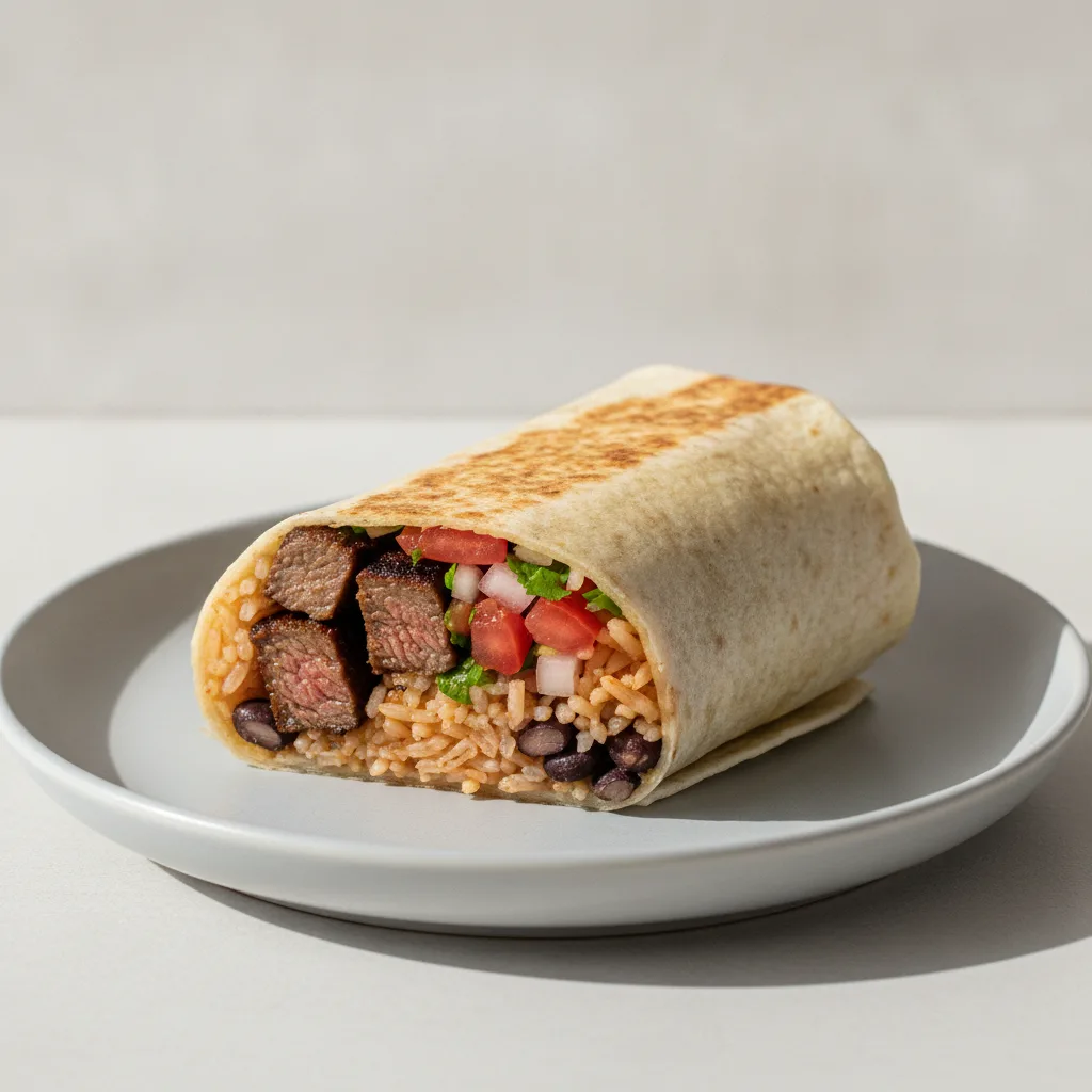Dairy-Free Burrito with Carne Asada Dairy-Free Burrito with Carne Asada