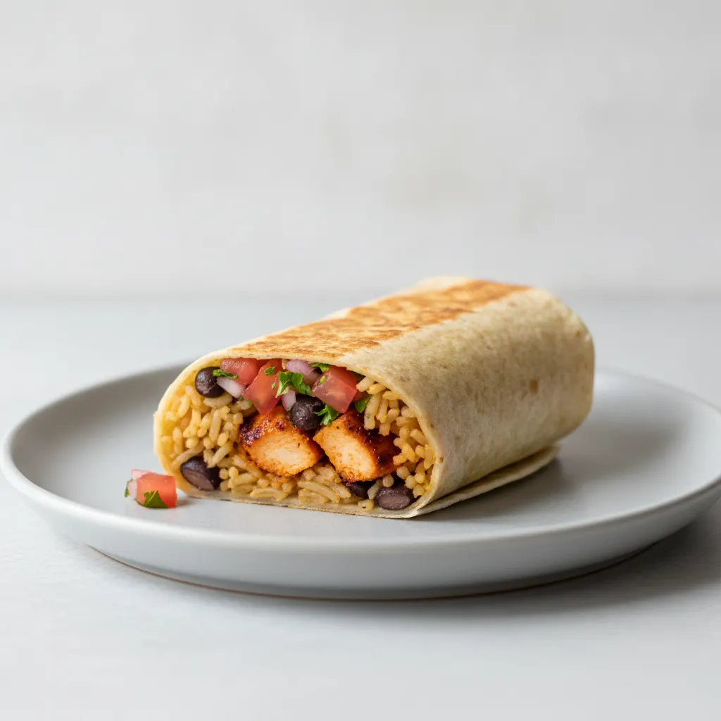 Dairy-Free Burrito with Al Pastor Chicken Dairy-Free Burrito with Al Pastor Chicken
