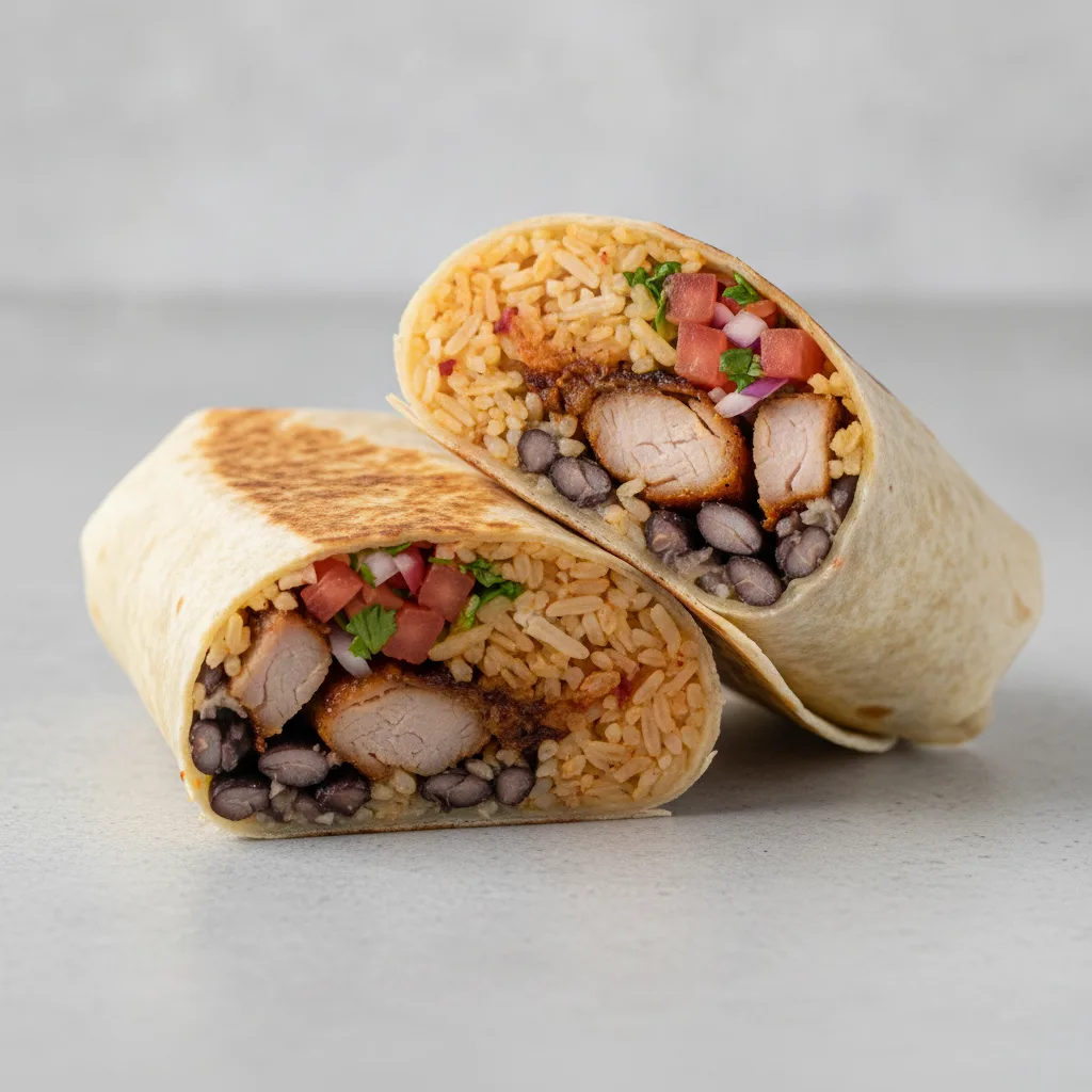 Dairy-Free Burrito with Al Pastor Pork Dairy-Free Burrito with Al Pastor Pork