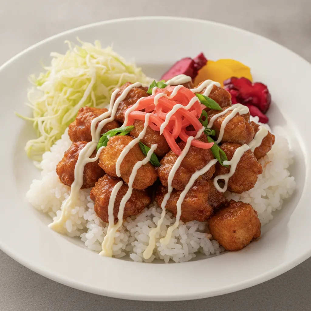 Spicy Garlic Stamina Pork Bowl