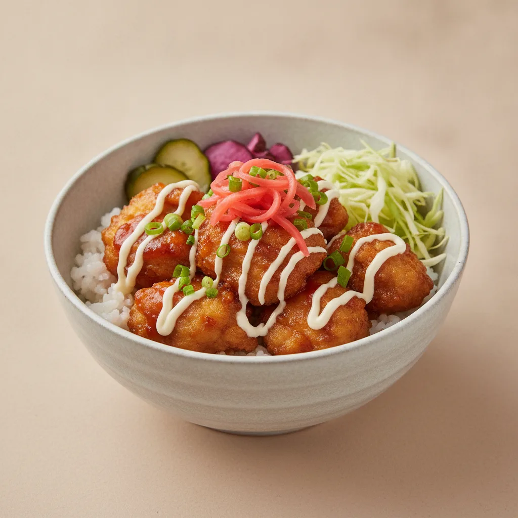 Spicy Karaage Rice Bowl