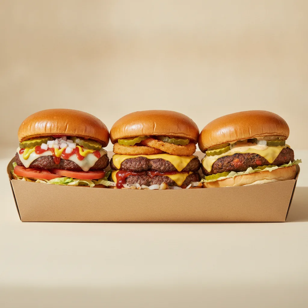 Burger Box - Classic Burger, Smash Burger, Veggie Burger
