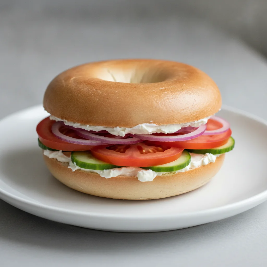 Veggie's Basic Bagel