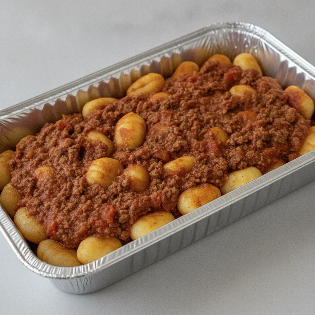 Gnocchi Alla Bolognese (Full Tray) Gnocchi Alla Bolognese (Full Tray)