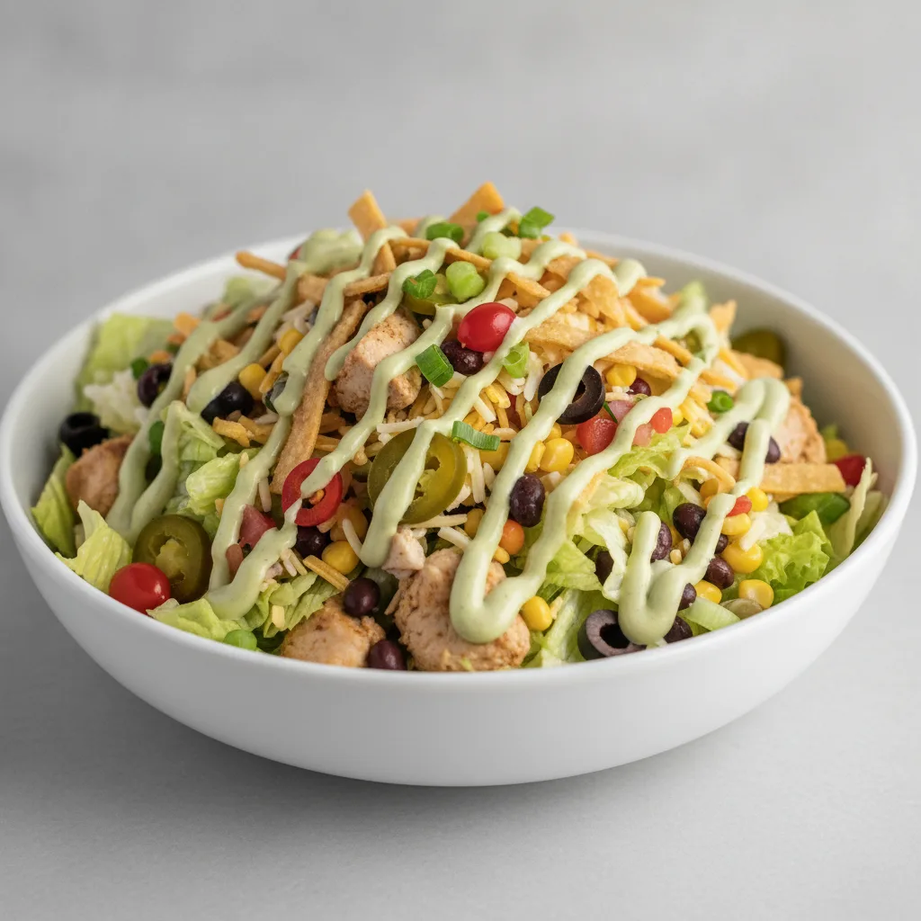 Mexicali Salad with Slow Braised Chicken