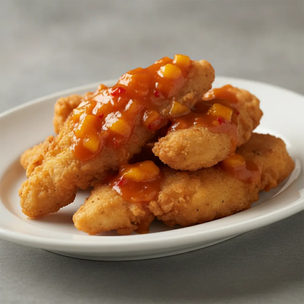 Chicken Tenders- Mango Habanero Sauce