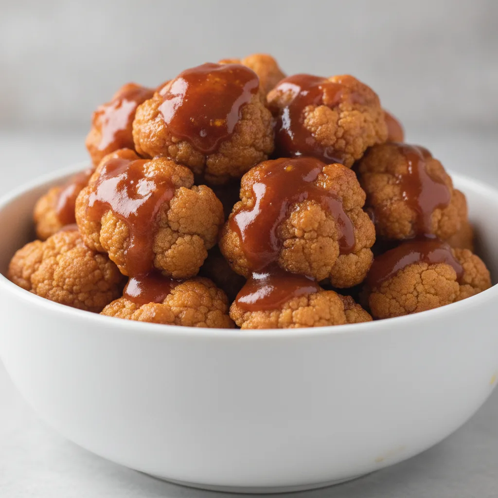 Cauliflower Wings - Honey BBQ Sauce