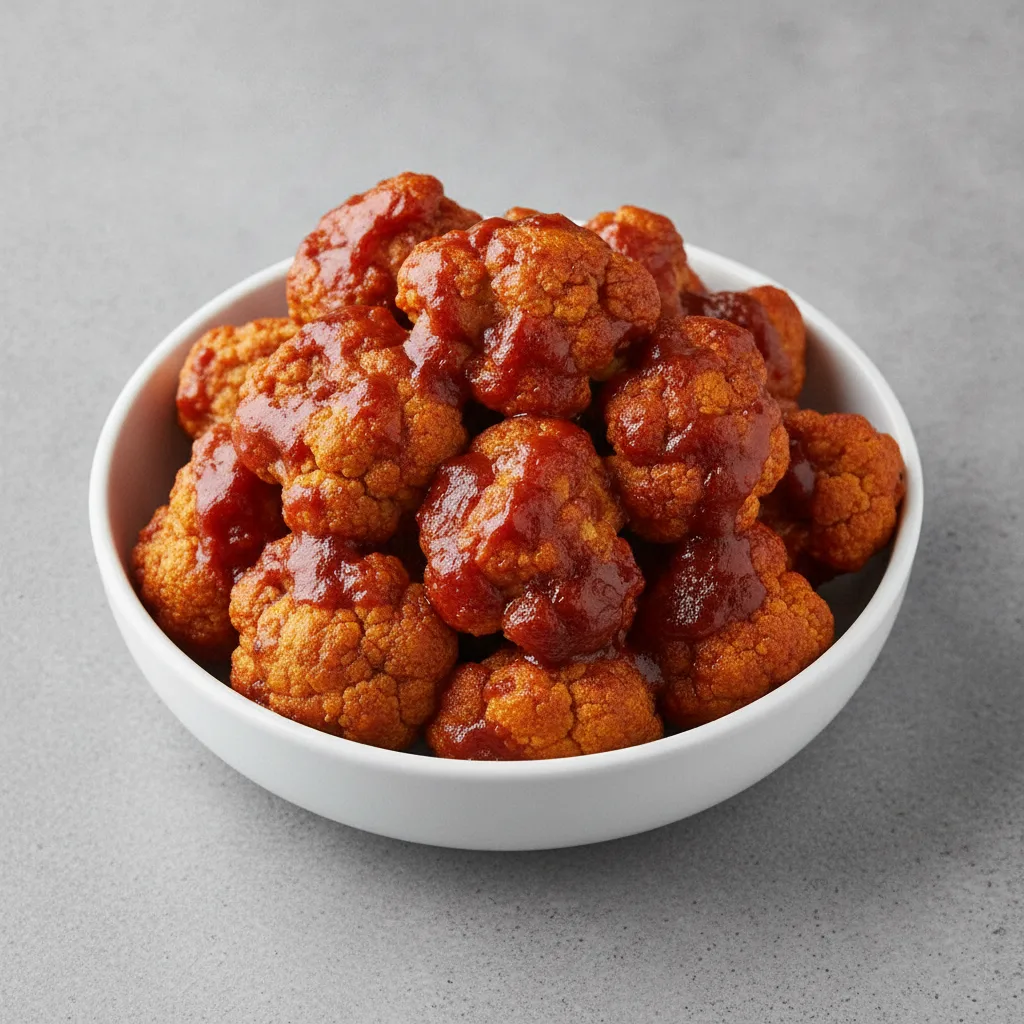 Cauliflower Wings - Spicy BBQ Sauce
