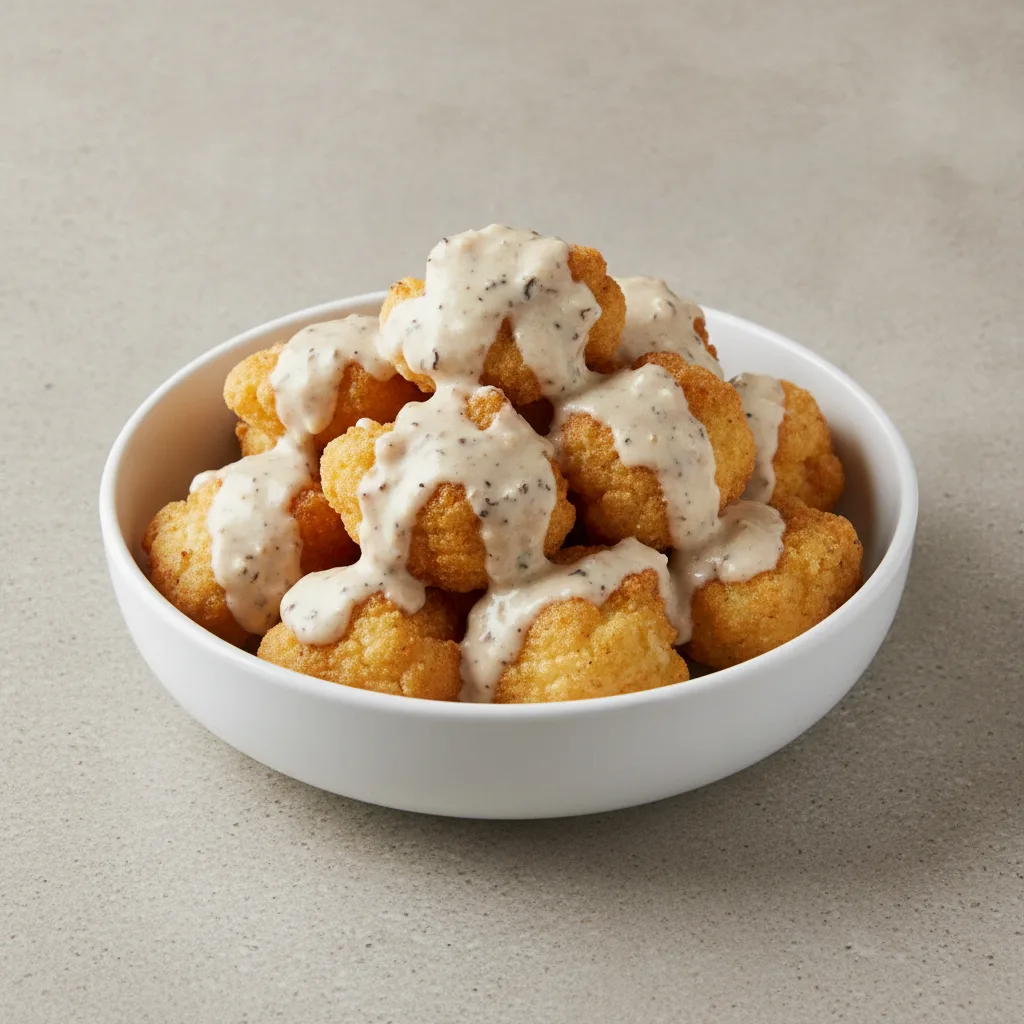 Cauliflower Wings - Truffle Garlic Parmesan Sauce