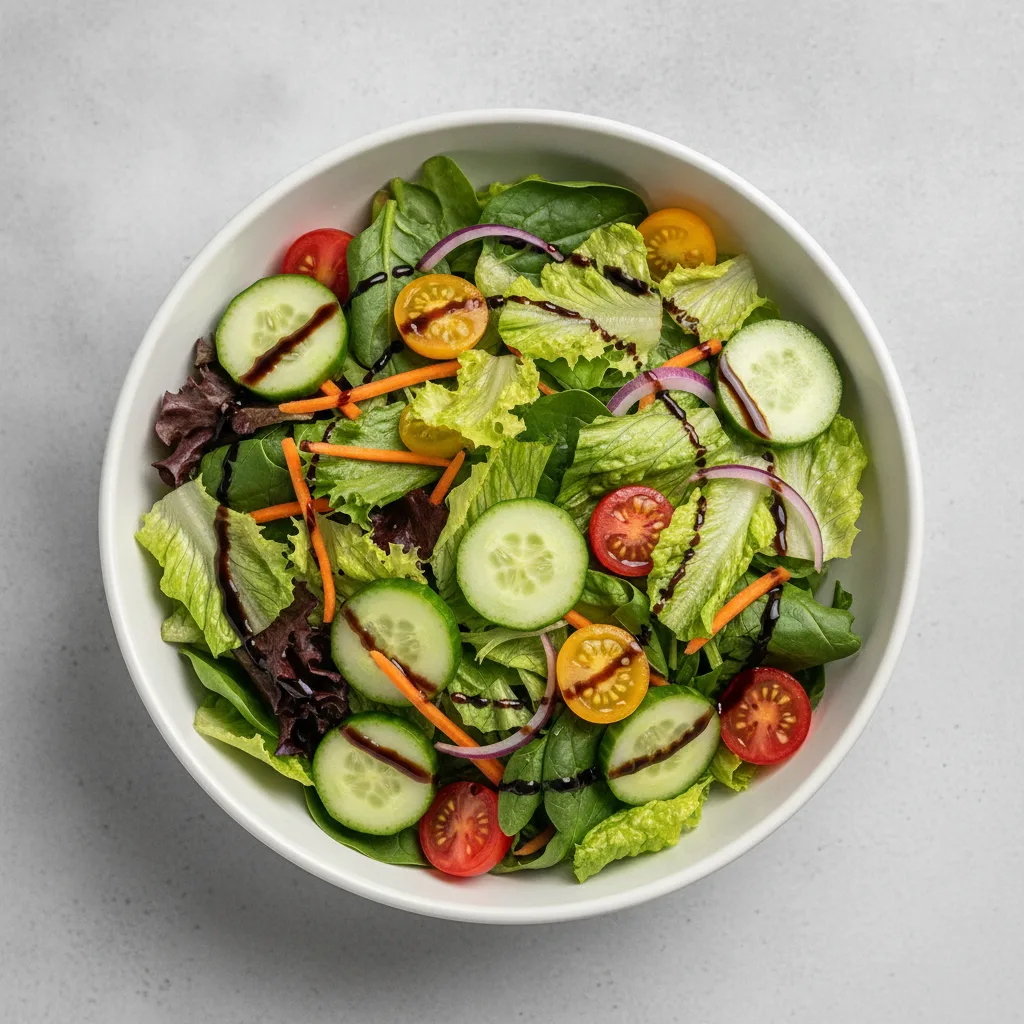 Garden Salad with Balsamic Vinaigrette (Vegan, GF)