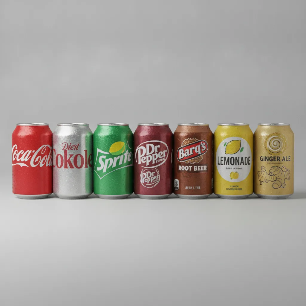 12 Assorted Sodas