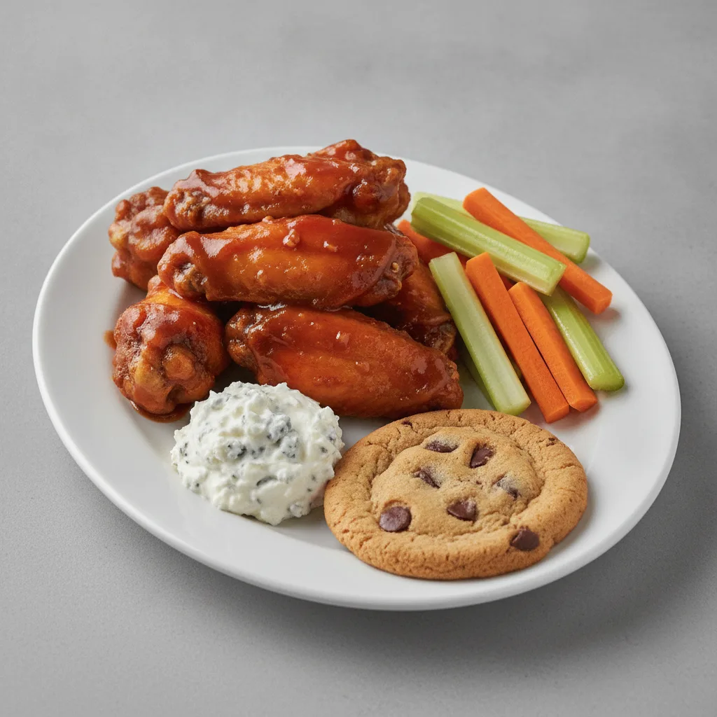 Honey BBQ Wings with Bleu Cheese