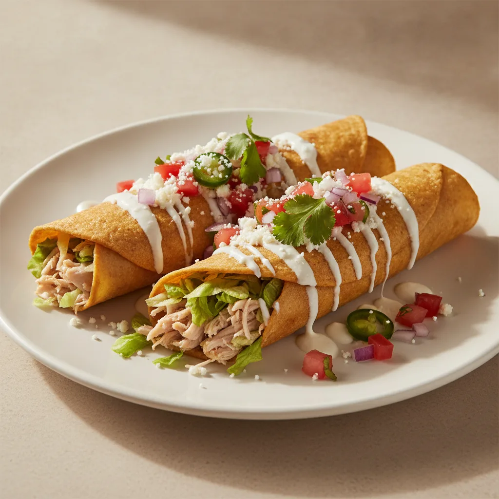 Chicken Flautas Chicken Flautas