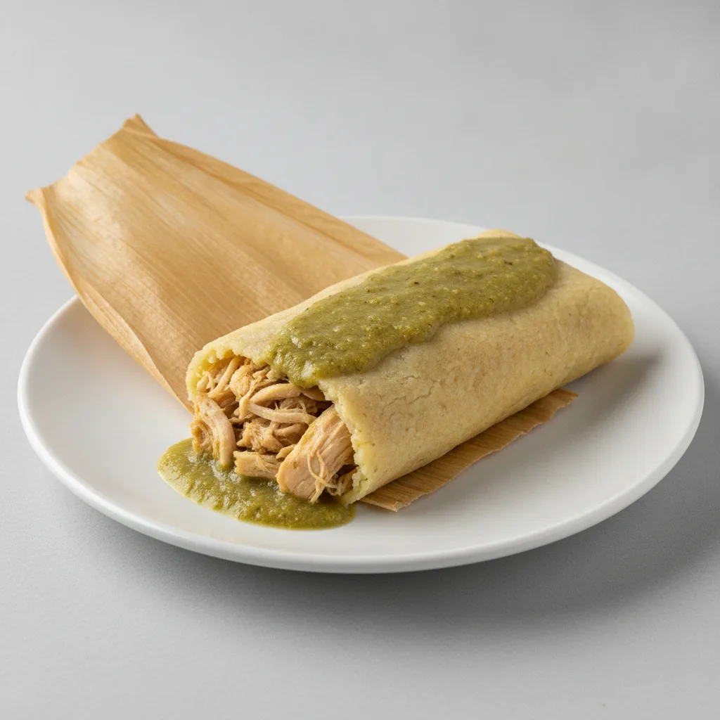 Tamales - Pollo En Salsa Verde Tamales - Pollo En Salsa Verde