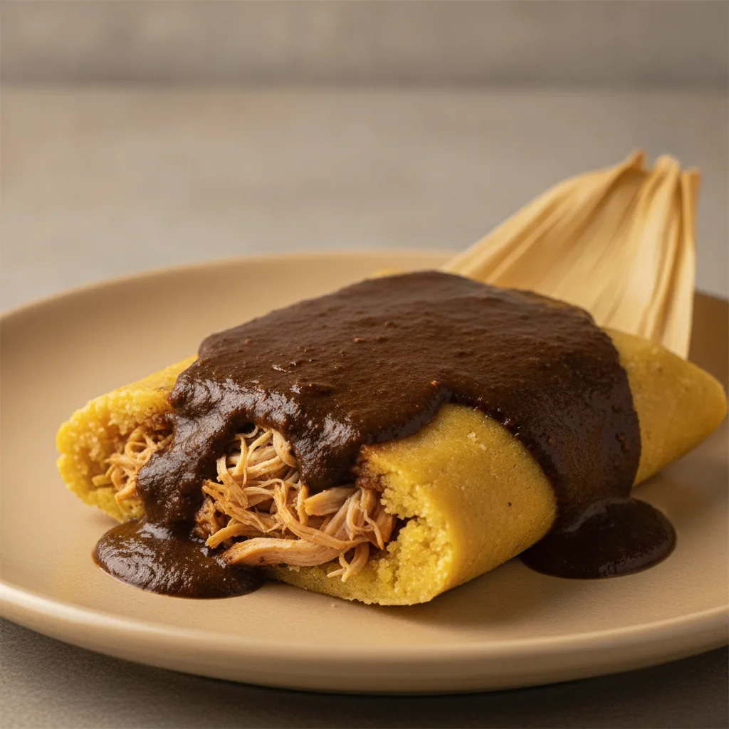 Tamales - Pollo Con Mole Tamales - Pollo Con Mole