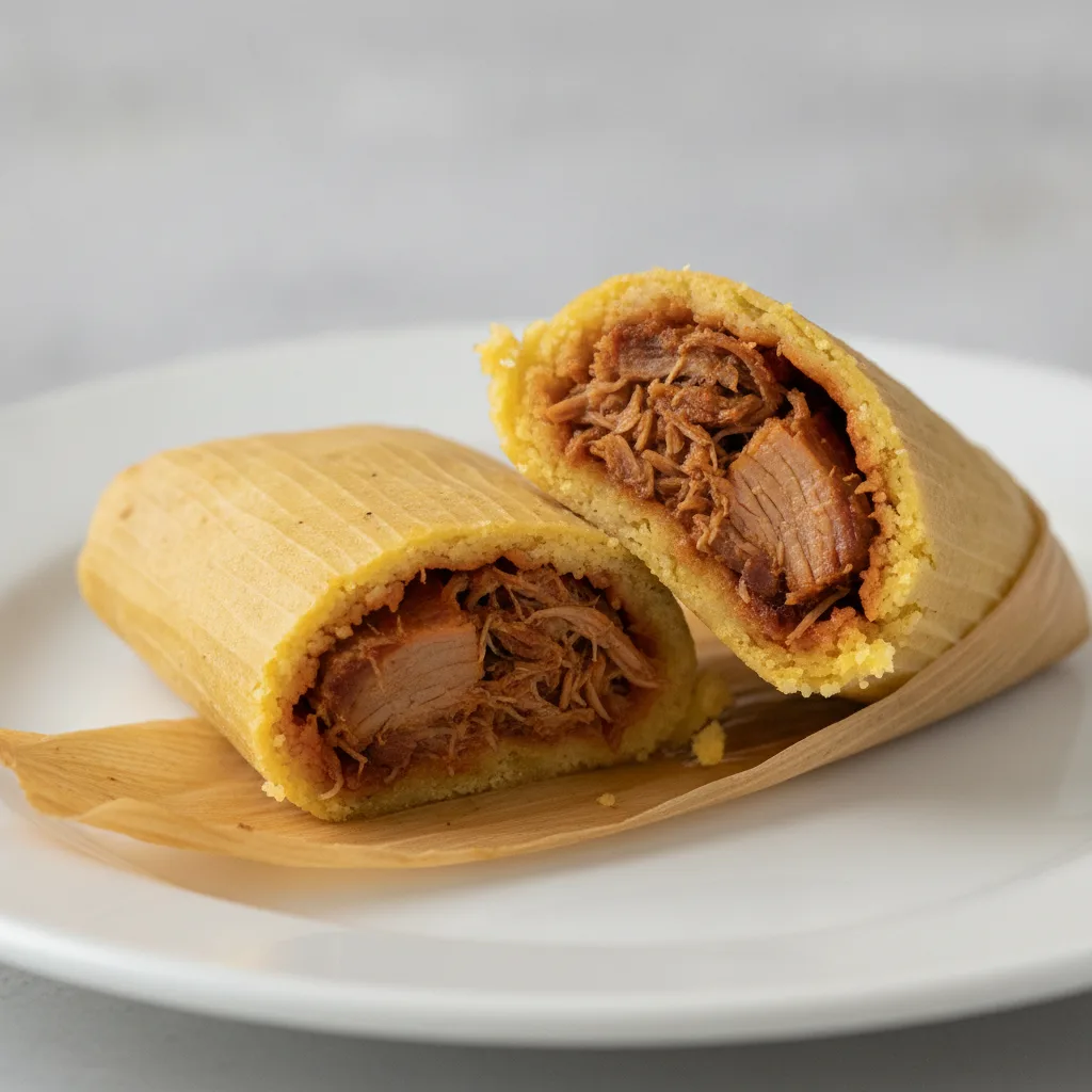 Tamales - Pork in Red Sauce Tamales - Pork in Red Sauce
