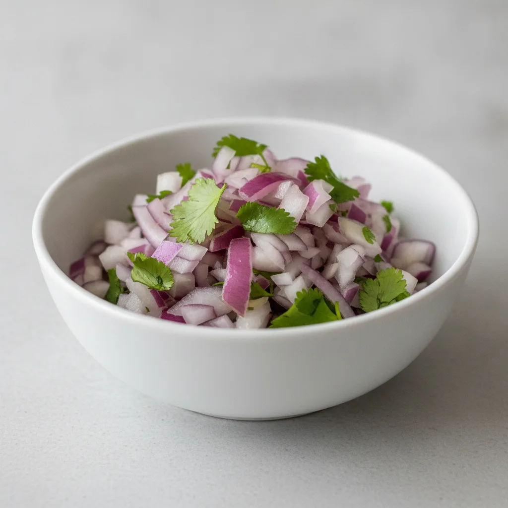 Vegan Plate - Onions and Cilantro Vegan Plate - Onions and Cilantro