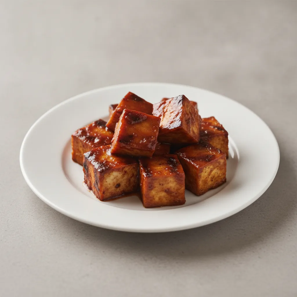Grilled Tofu with Housemade BBQ Sauce Grilled Tofu with Housemade BBQ Sauce