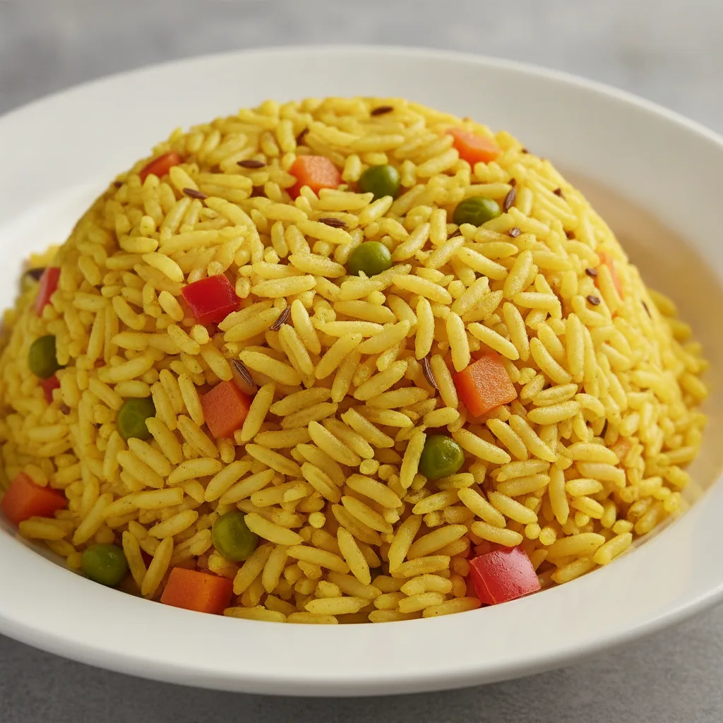 Vegetable Yellow Rice Vegetable Yellow Rice