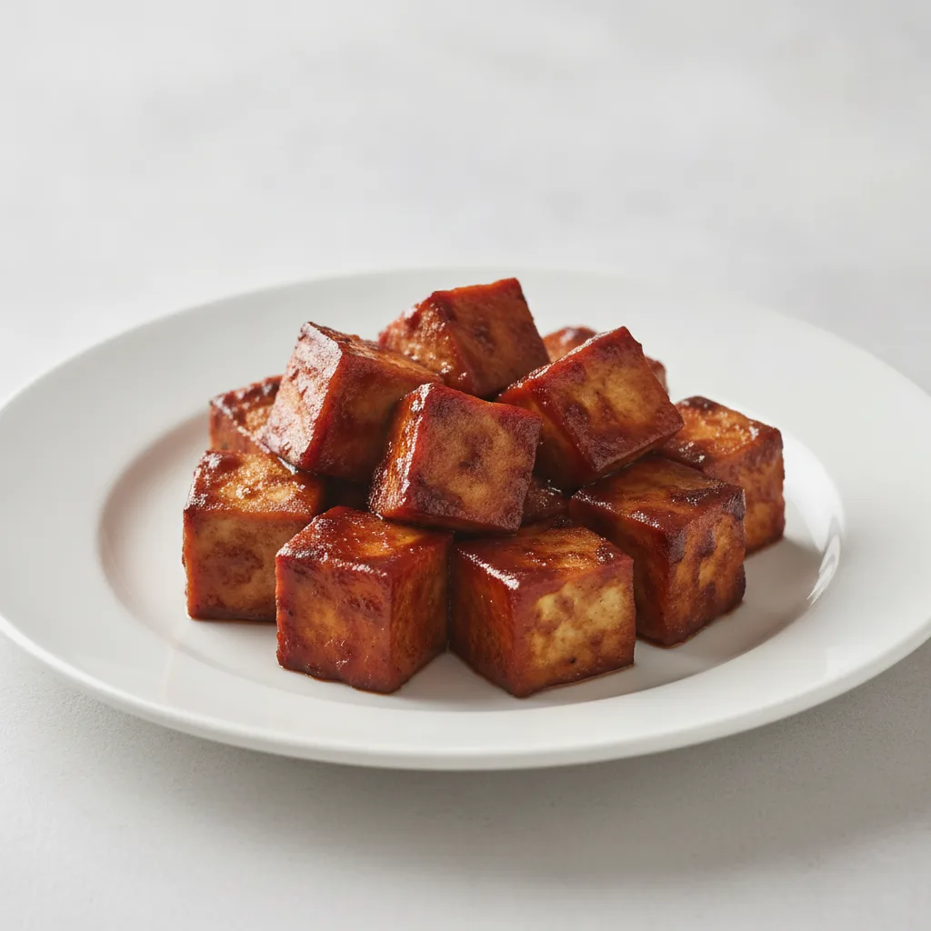 Grilled Tofu with Housemade BBQ Sauce Grilled Tofu with Housemade BBQ Sauce