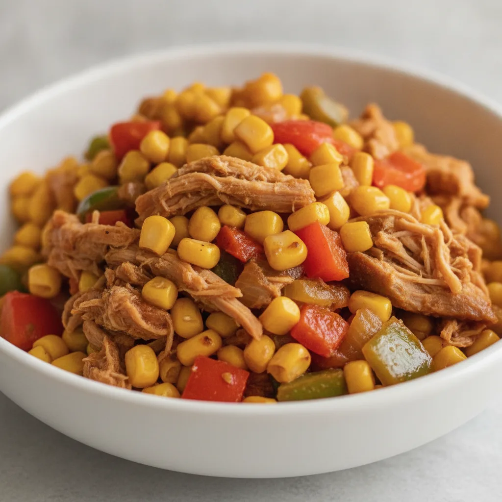 Cajun Corn Maque Choux with Pork Cajun Corn Maque Choux with Pork