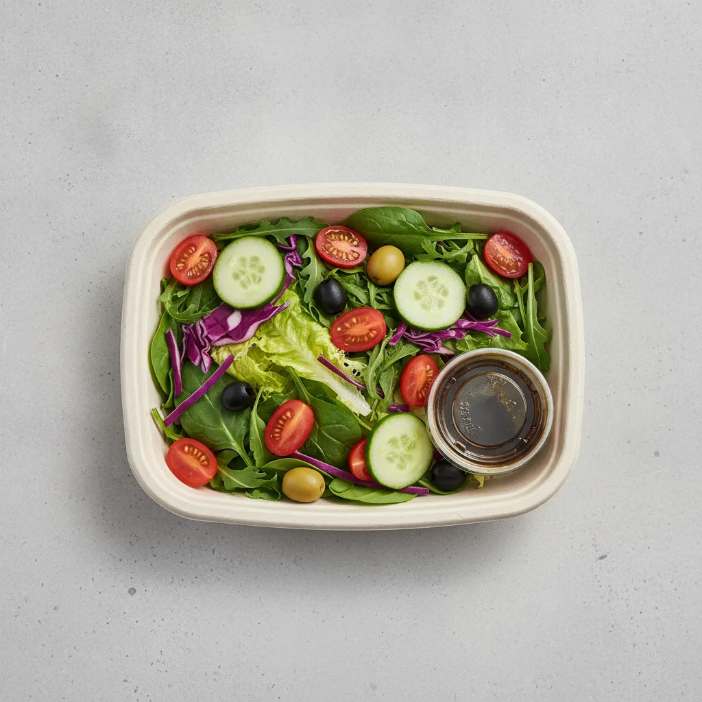 Spring Mix Salad with Balsamic Dressing - Half Tray