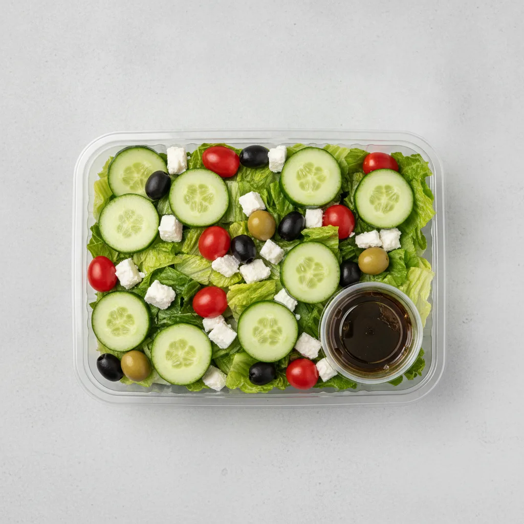 Greek Salad with Balsamic Dressing - Half Tray