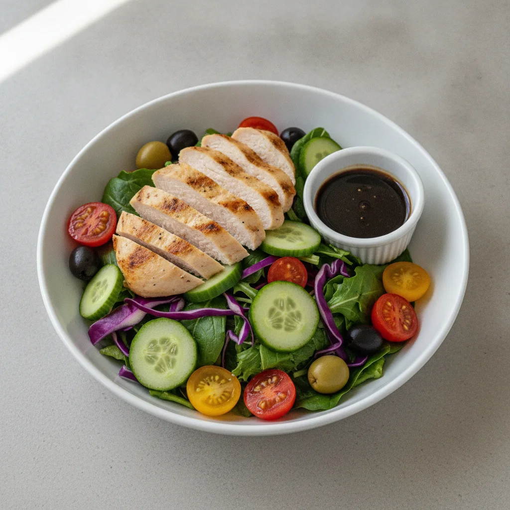 Spring Mix Salad, Balsamic Dressing