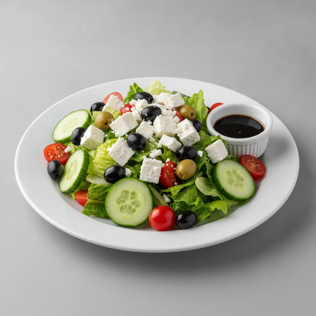 Greek Salad with Balsamic Dressing