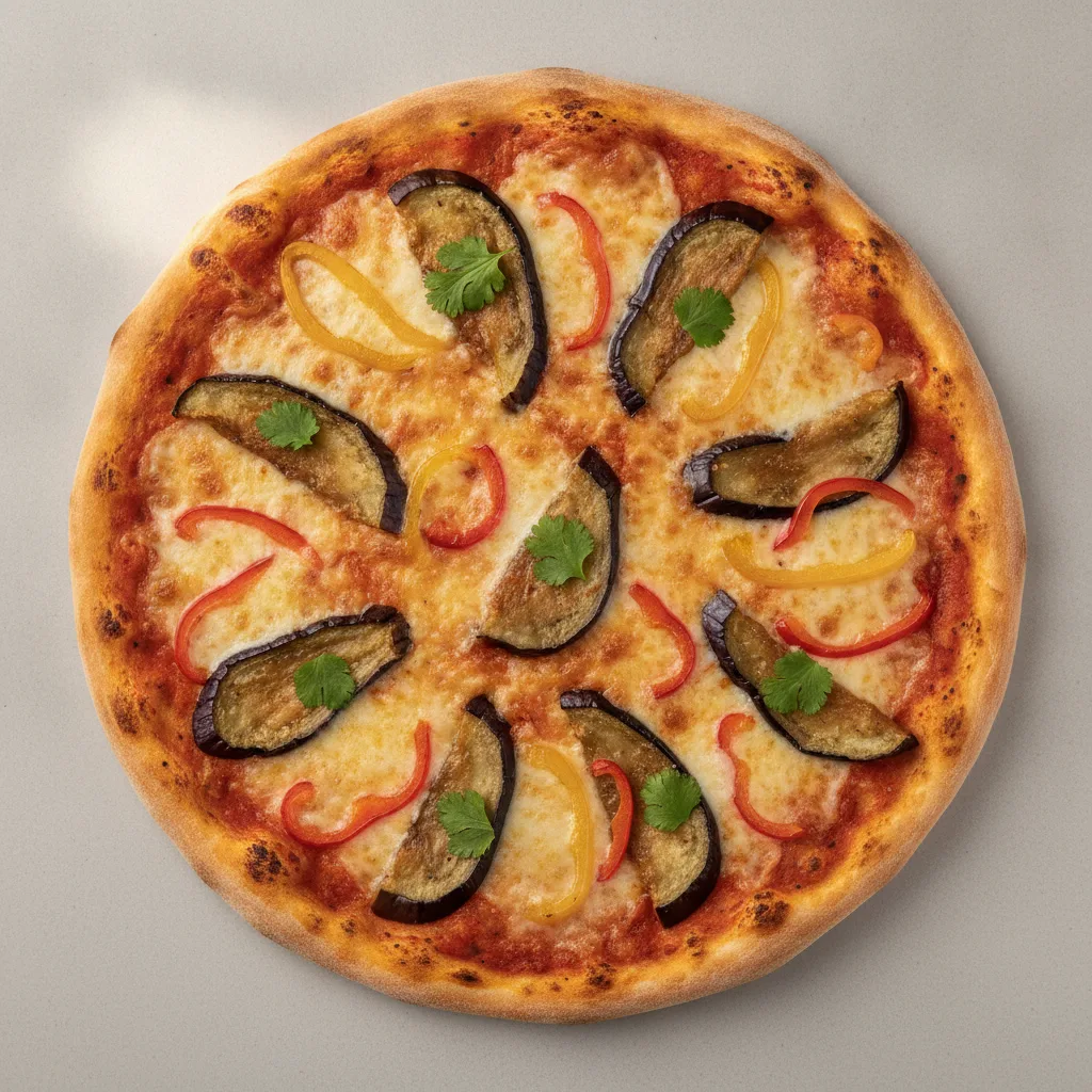 8" Chillifornia Eggplant Pizza - Hot