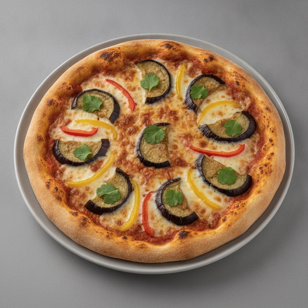 Vegan 8" Chillifornia Eggplant Pizza - Hot