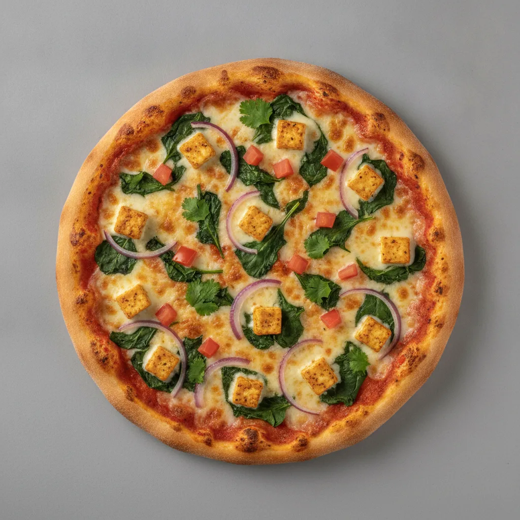 8" Palak Paneer Pizza - Mild