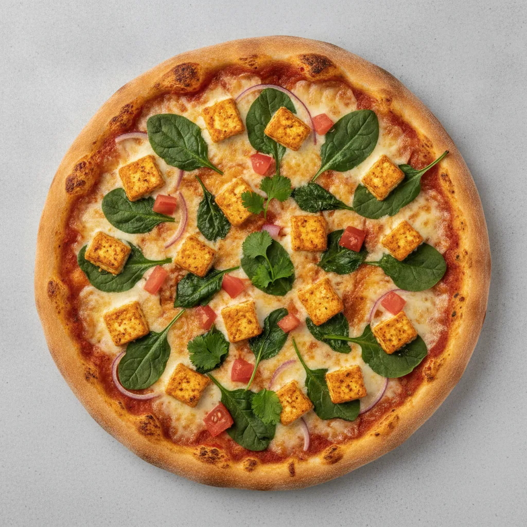 8" Palak Paneer Pizza - Medium