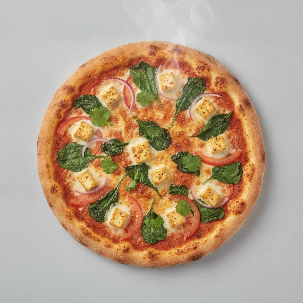 8" Palak Paneer Pizza - Hot
