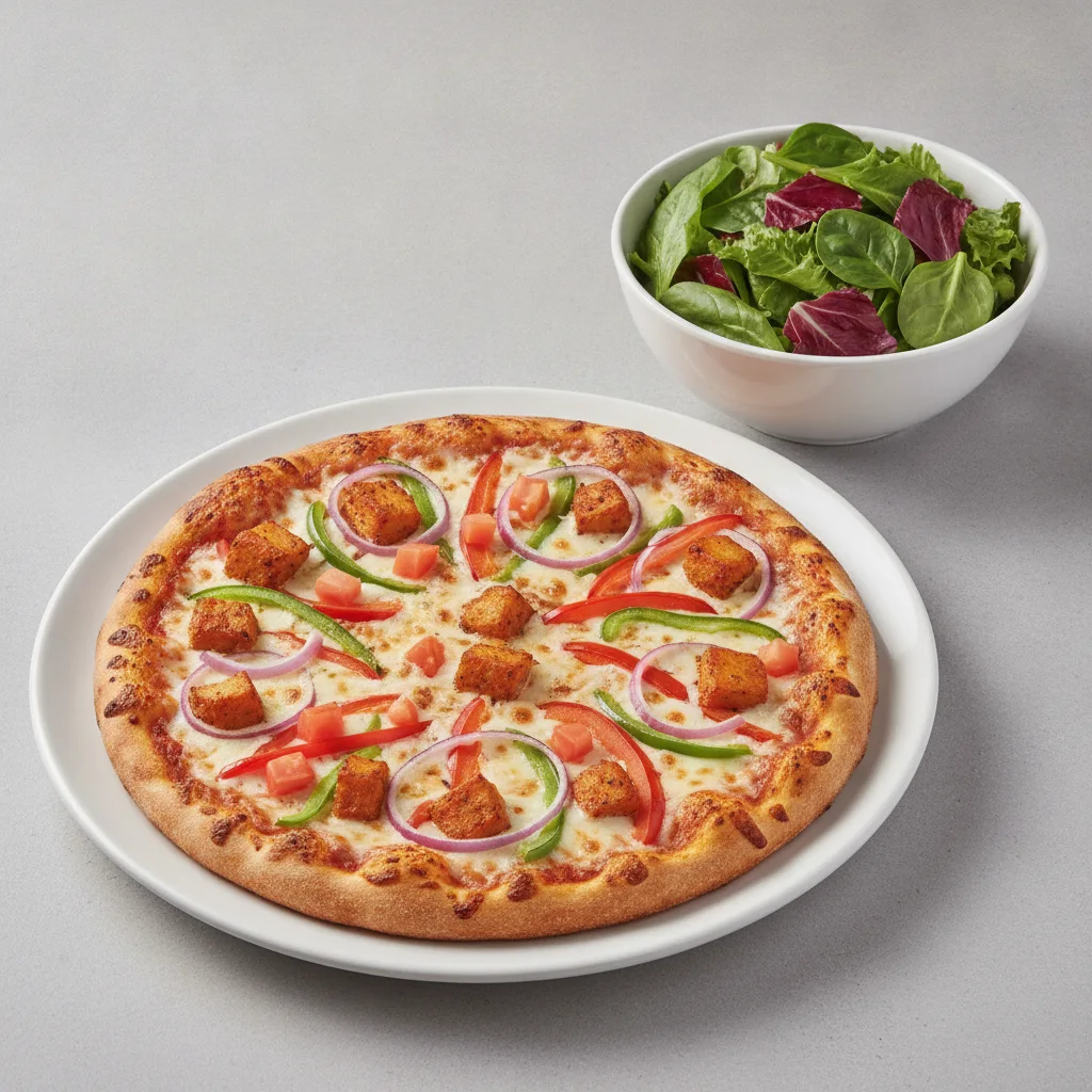 8" Tandoorlicious Pizza - Potatoes (Mild) + Spring Mix Salad