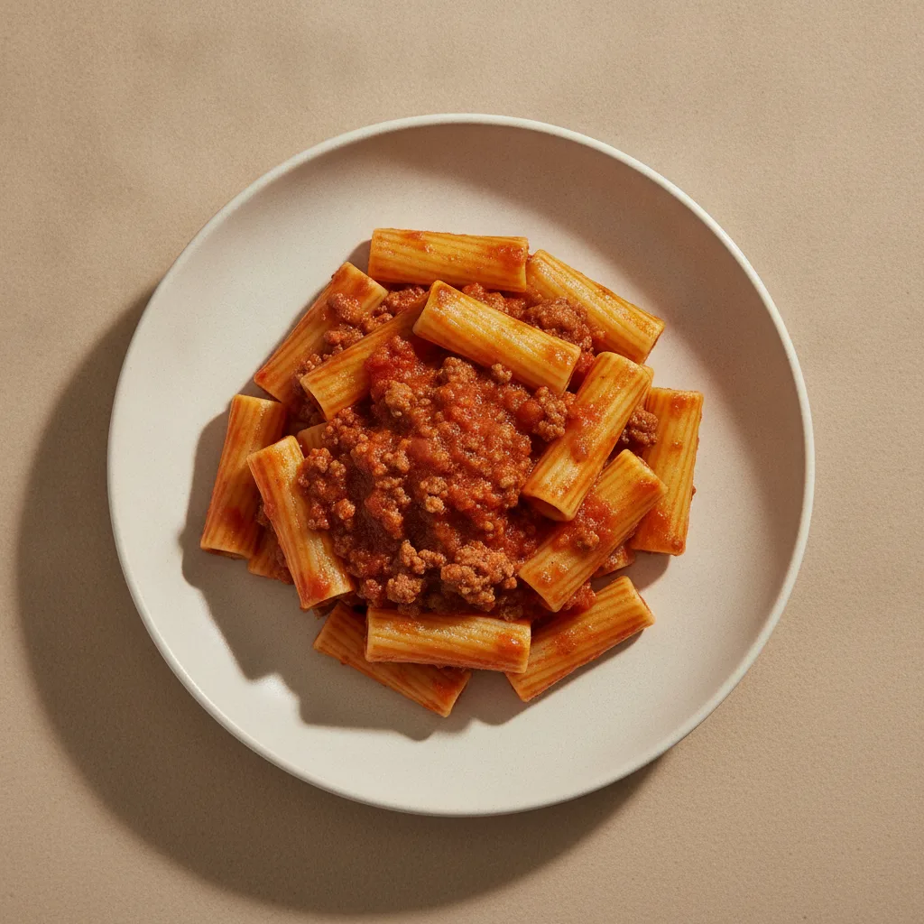 Rigatone Bolognese Rigatone Bolognese