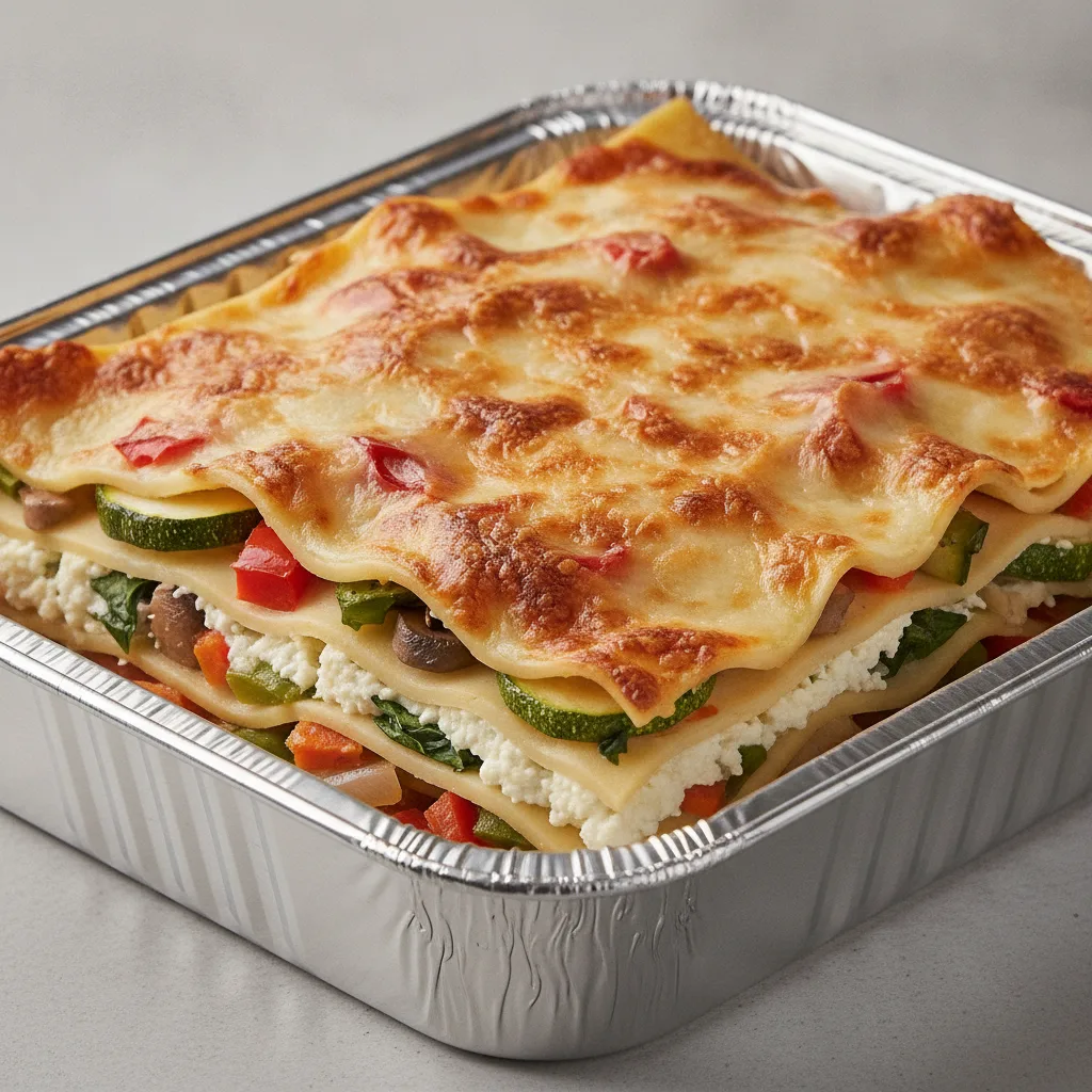 Vegetable Lasagna half Tray Vegetable Lasagna half Tray