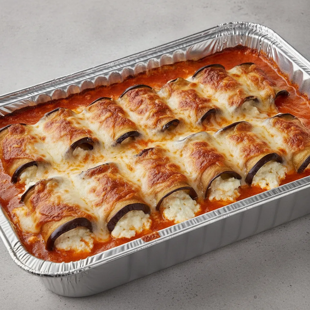 Eggplant Rollatini Full Tray Eggplant Rollatini Full Tray